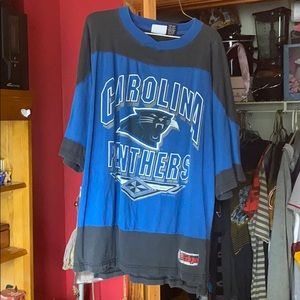 Vintage Carolina panthers 3/4 sleeve shirt